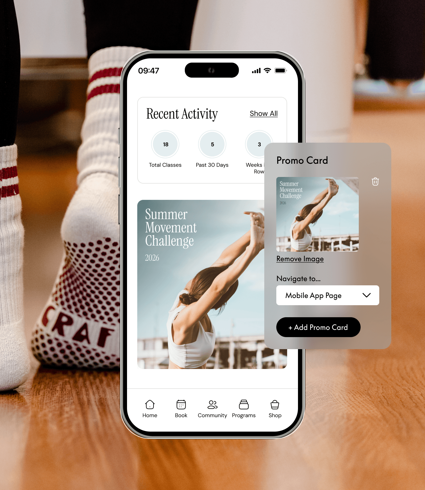 Branded app highlight